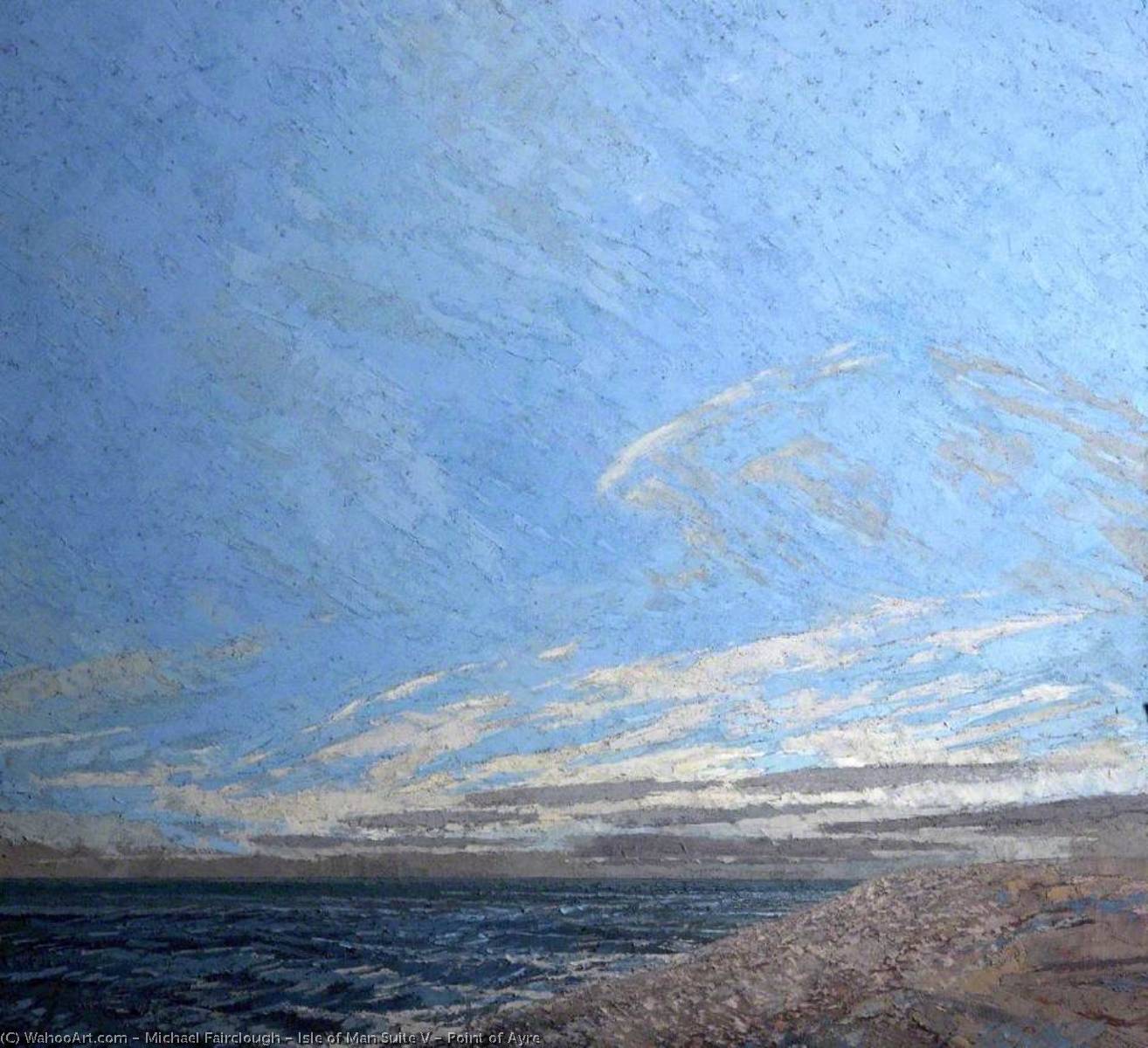 Wikioo.org - The Encyclopedia of Fine Arts - Painting, Artwork by Michael Fairclough - Isle of Man Suite V – Point of Ayre