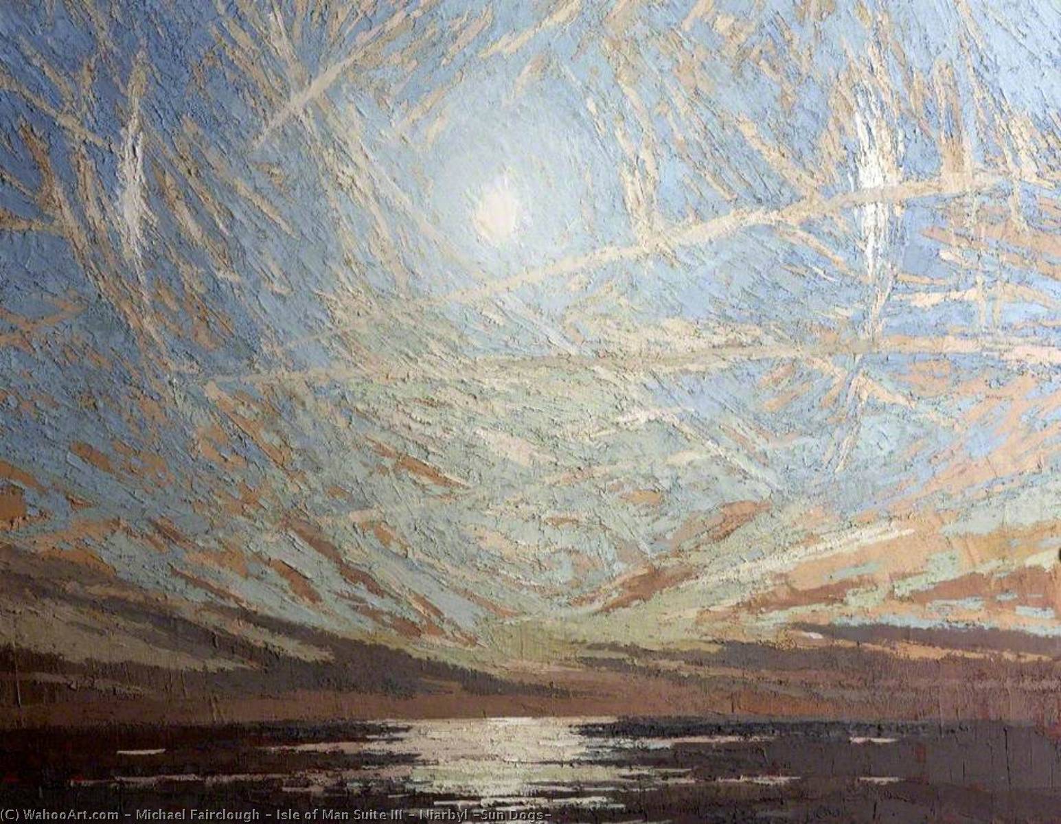 WikiOO.org - Encyclopedia of Fine Arts - Lukisan, Artwork Michael Fairclough - Isle of Man Suite III – Niarbyl (Sun Dogs)