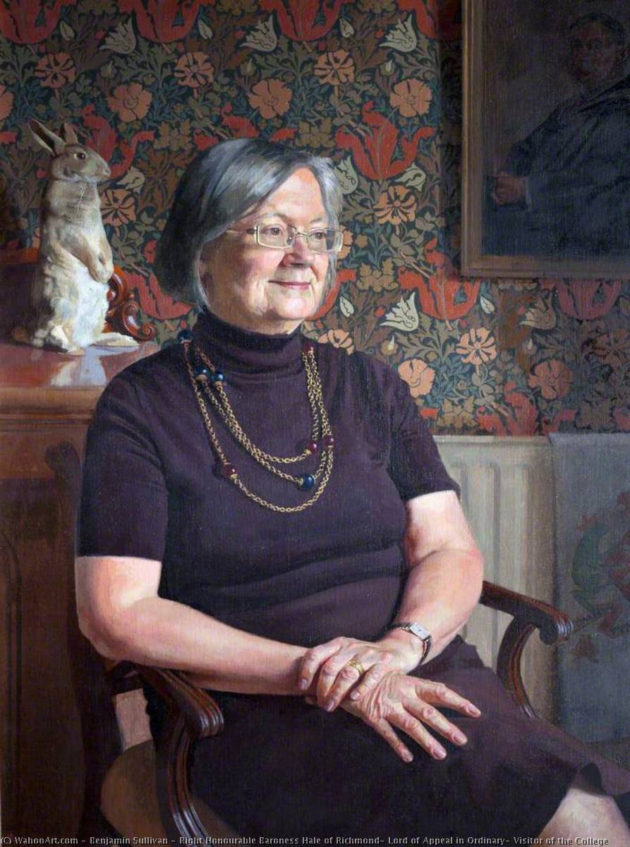 Wikioo.org - The Encyclopedia of Fine Arts - Painting, Artwork by Benjamin Sullivan - Right Honourable Baroness Hale of Richmond, Lord of Appeal in Ordinary, Visitor of the College