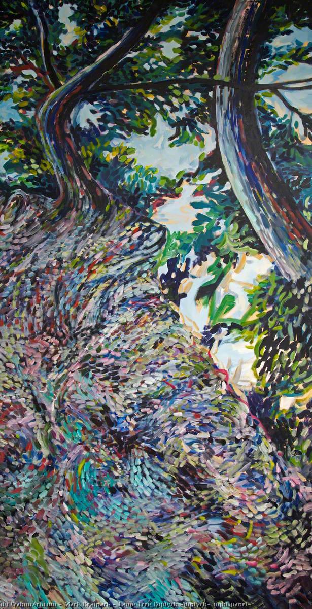 WikiOO.org - دایره المعارف هنرهای زیبا - نقاشی، آثار هنری Mark Bearpark - Large Tree Diptych (diptych, right panel)