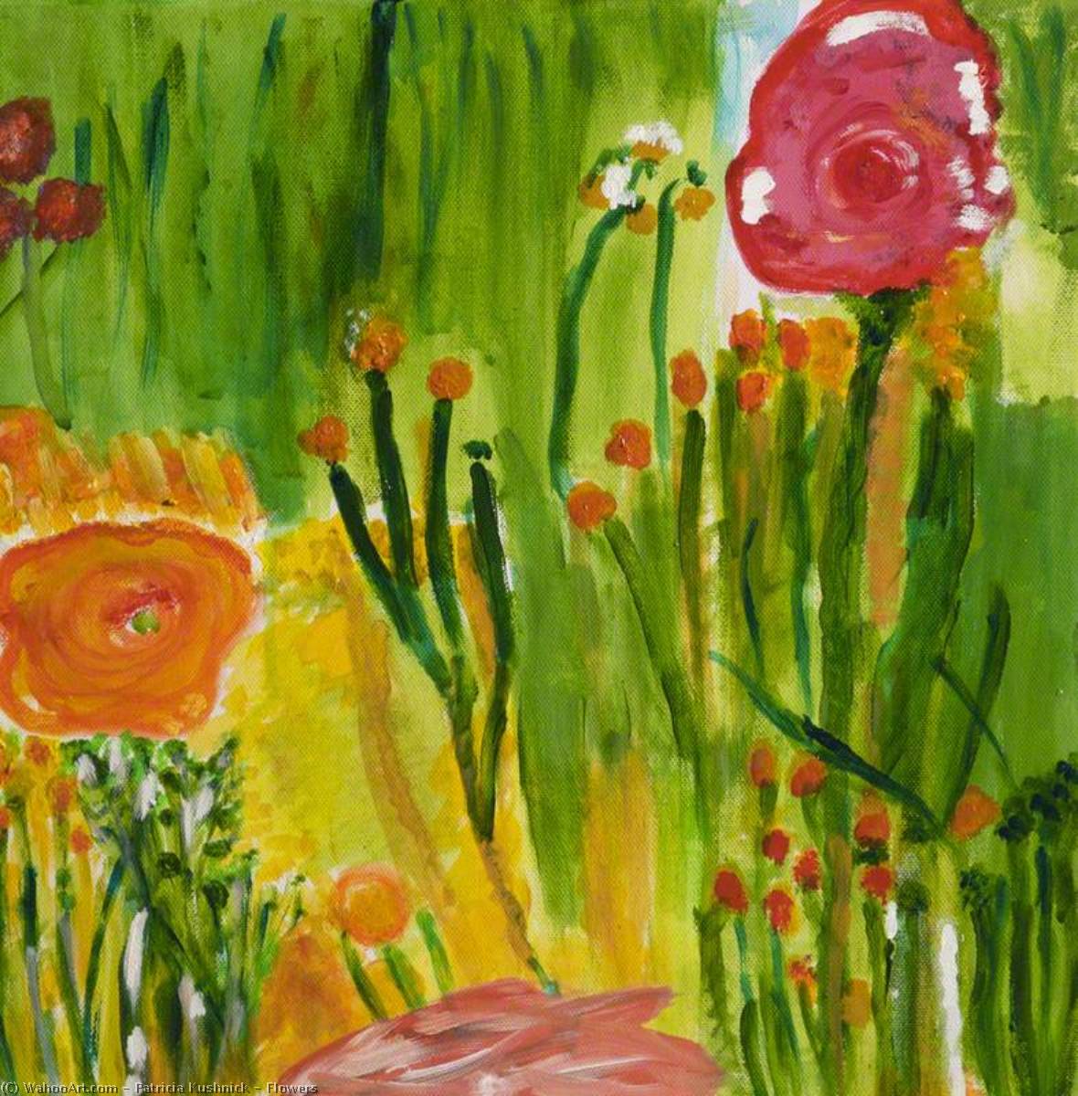 Wikioo.org - The Encyclopedia of Fine Arts - Painting, Artwork by Patricia Kushnick - Flowers