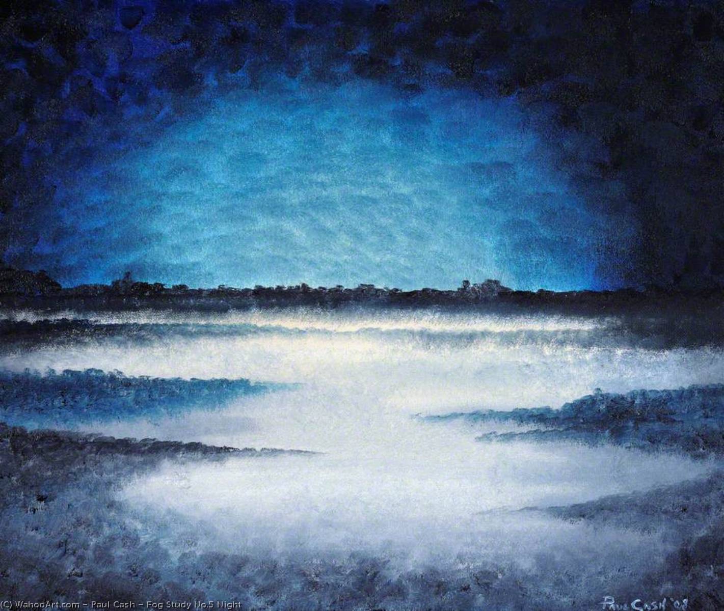 Wikioo.org - The Encyclopedia of Fine Arts - Painting, Artwork by Paul Cash - Fog Study No.5 Night