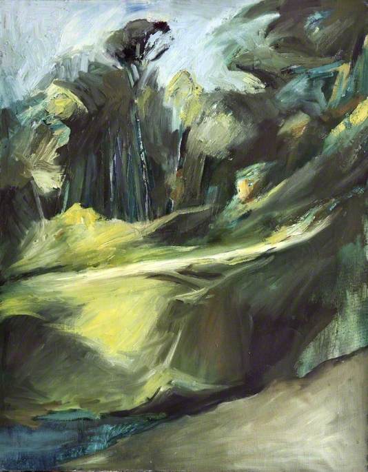 Wikioo.org - The Encyclopedia of Fine Arts - Painting, Artwork by Geoff Ogden - Spring, Tregadgwith, Cornwall
