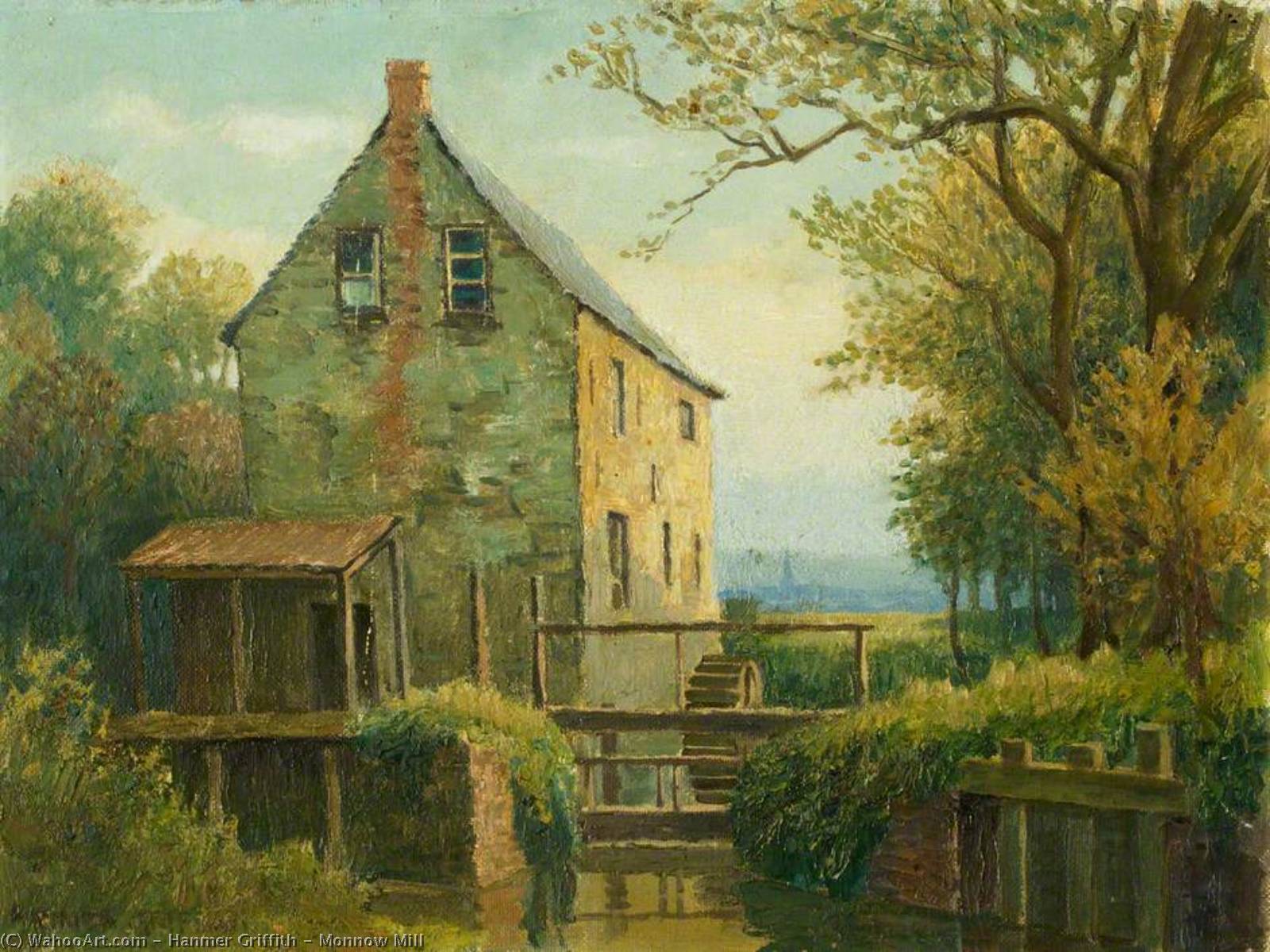 Wikioo.org - The Encyclopedia of Fine Arts - Painting, Artwork by Hanmer Griffith - Monnow Mill