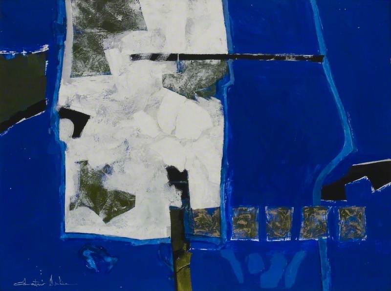 Wikioo.org - Bách khoa toàn thư về mỹ thuật - Vẽ tranh, Tác phẩm nghệ thuật Alastair Milne Michie - Within Blue