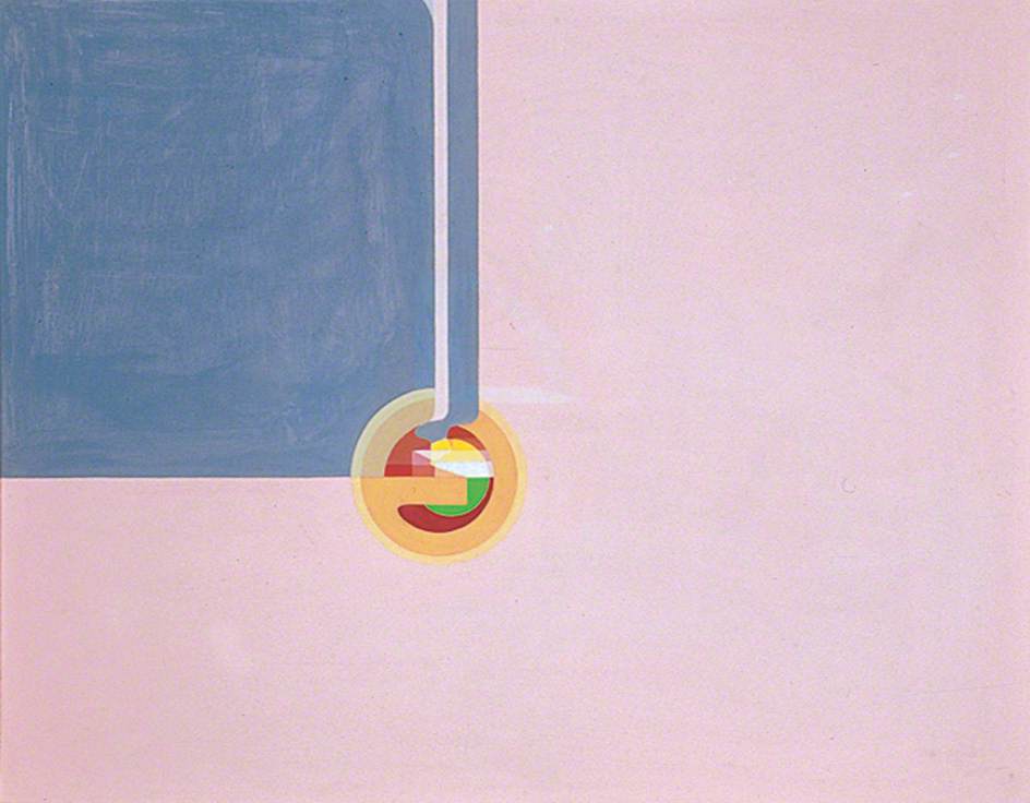 Wikioo.org - The Encyclopedia of Fine Arts - Painting, Artwork by Adam White - Circle on a Grey Pink Ground