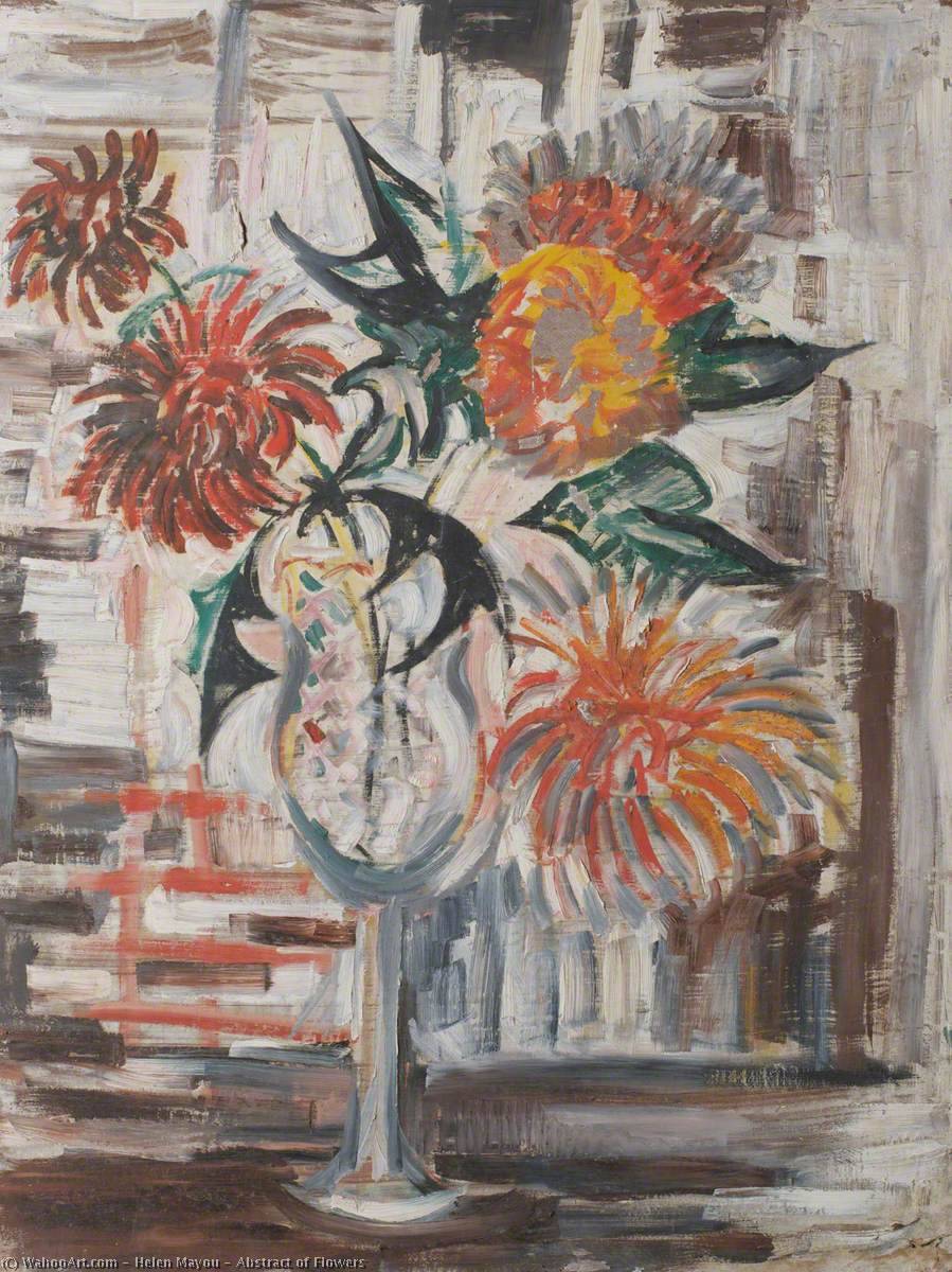 Wikioo.org - The Encyclopedia of Fine Arts - Painting, Artwork by Helen Mayou - Abstract of Flowers