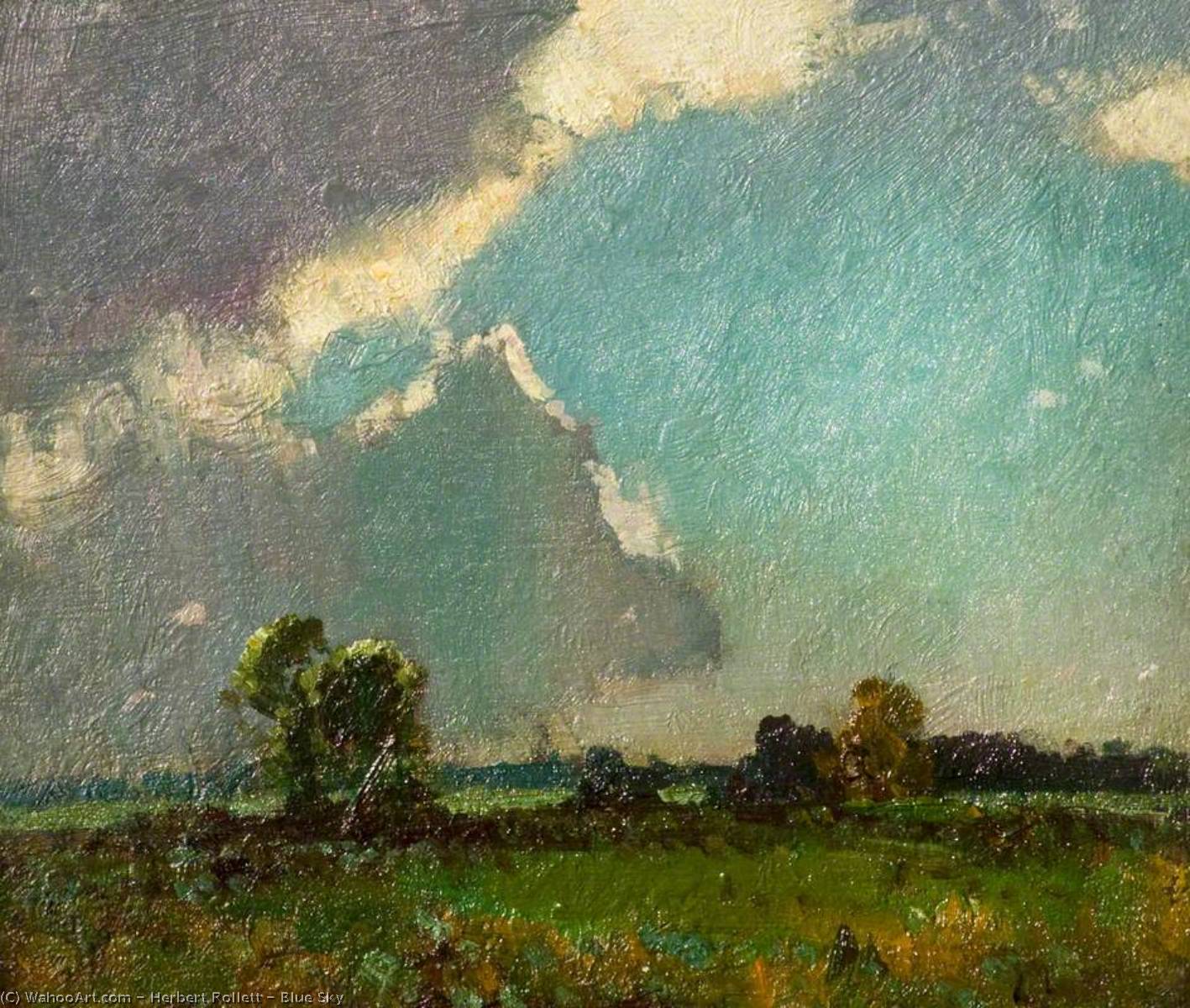 Wikioo.org - The Encyclopedia of Fine Arts - Painting, Artwork by Herbert Rollett - Blue Sky