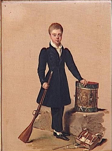 Wikioo.org - The Encyclopedia of Fine Arts - Painting, Artwork by Alexandre Jean Dubois Drahonet - DUC DE PENTHIEVRE ENFANT