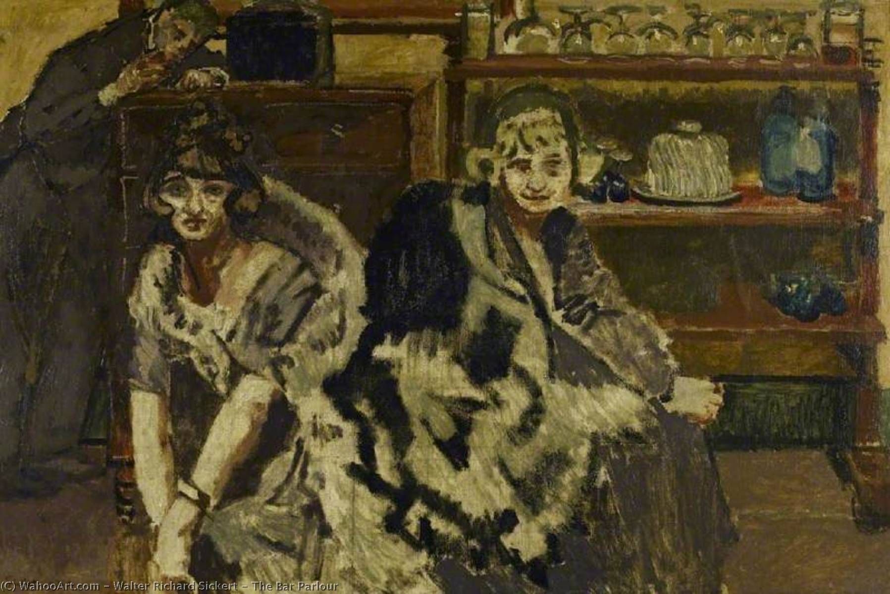 Wikioo.org - The Encyclopedia of Fine Arts - Painting, Artwork by Walter Richard Sickert - The Bar Parlour