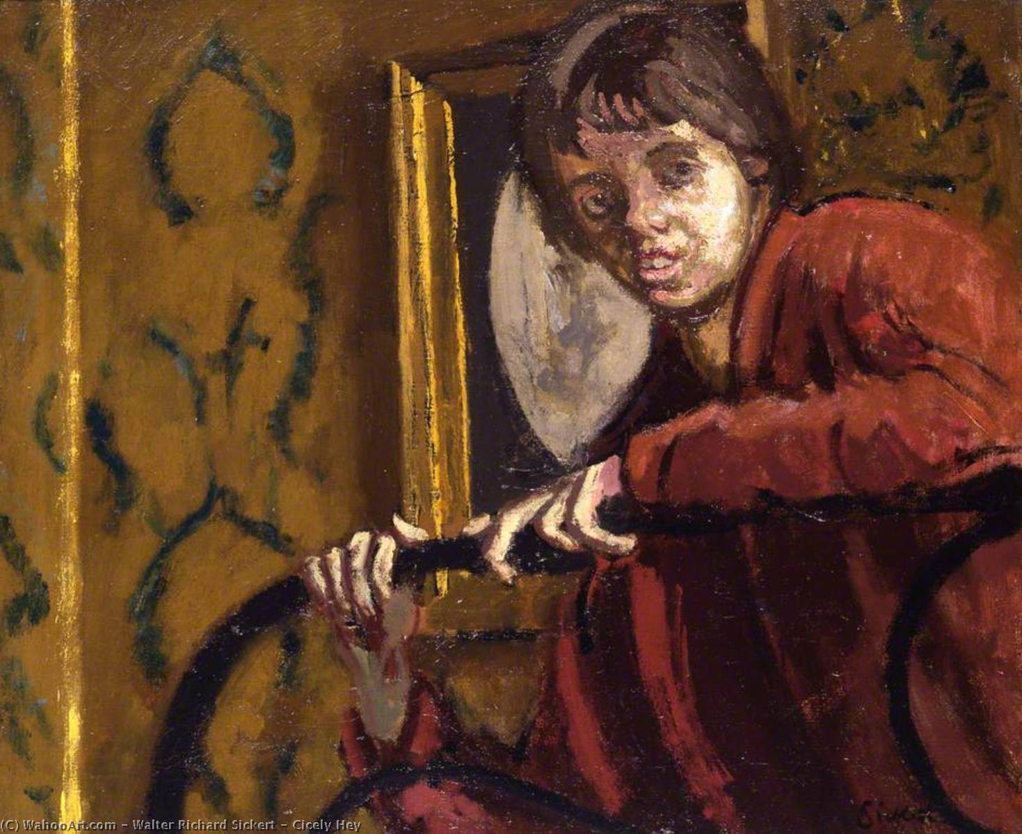 Wikioo.org - The Encyclopedia of Fine Arts - Painting, Artwork by Walter Richard Sickert - Cicely Hey