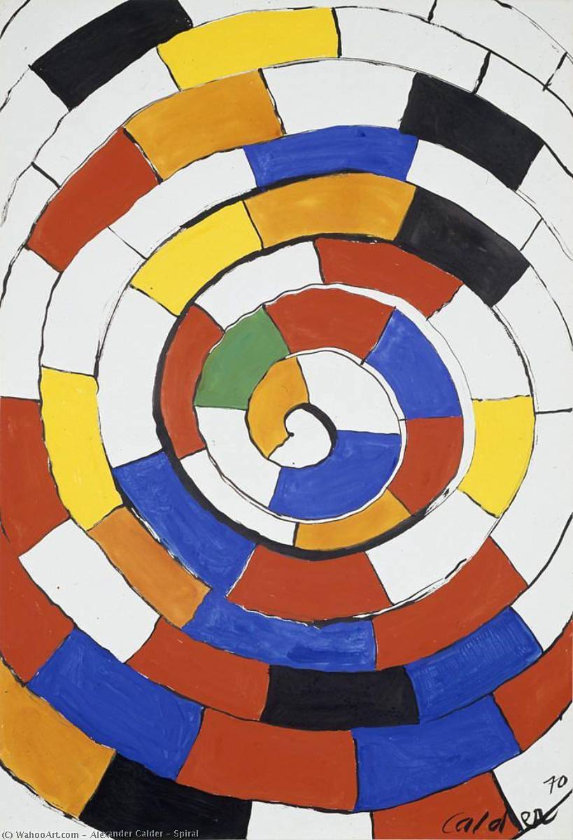 Wikioo.org - The Encyclopedia of Fine Arts - Painting, Artwork by Alexander Milne Calder - Spiral