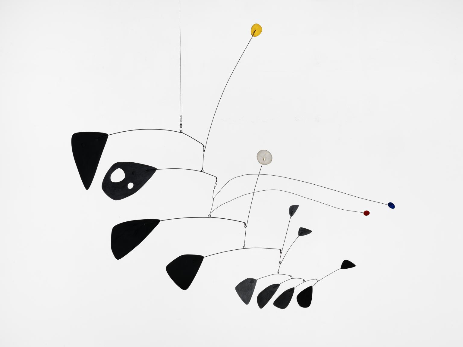 Wikioo.org - The Encyclopedia of Fine Arts - Painting, Artwork by Alexander Milne Calder - Antennae with Red and Blue Dots