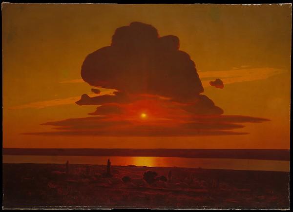 Wikioo.org - The Encyclopedia of Fine Arts - Painting, Artwork by Arkhip Ivanovich Kuinji - Red Sunset on the Dnieper