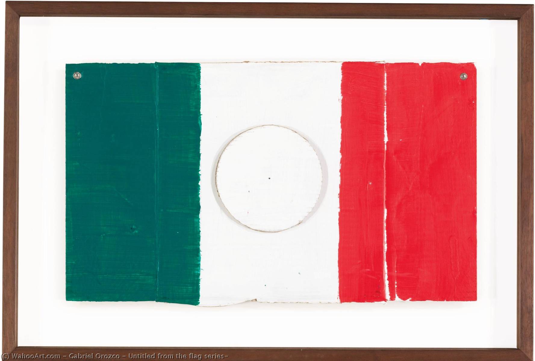 Wikioo.org - Bách khoa toàn thư về mỹ thuật - Vẽ tranh, Tác phẩm nghệ thuật Gabriel Orozco - Untitled from the flag series'
