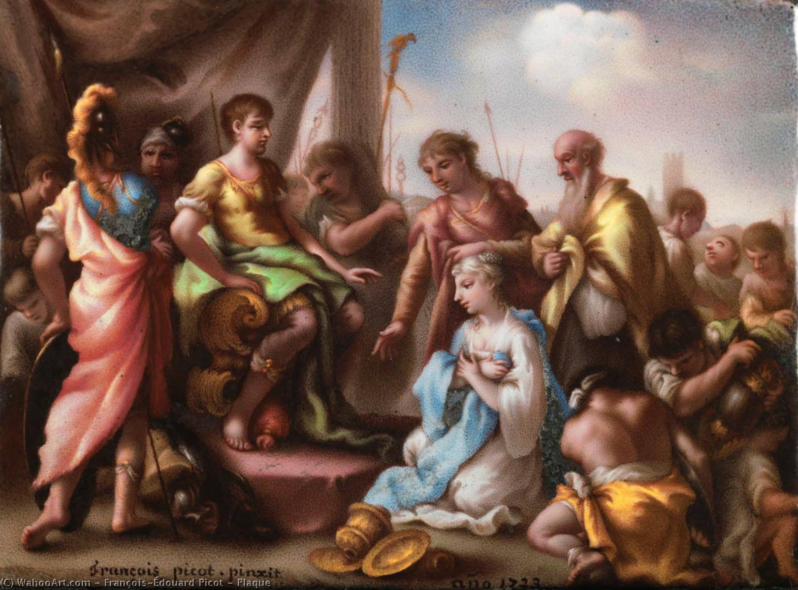 Wikioo.org - The Encyclopedia of Fine Arts - Painting, Artwork by François Edouard Picot - Plaque