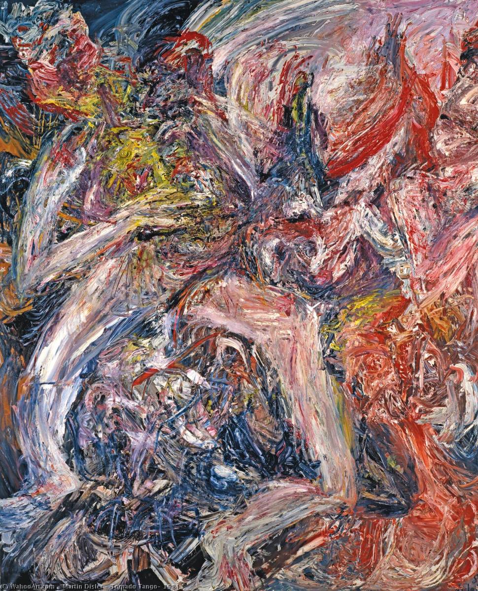 Wikioo.org - The Encyclopedia of Fine Arts - Painting, Artwork by Martin Disler - Tornado Tango, 1984
