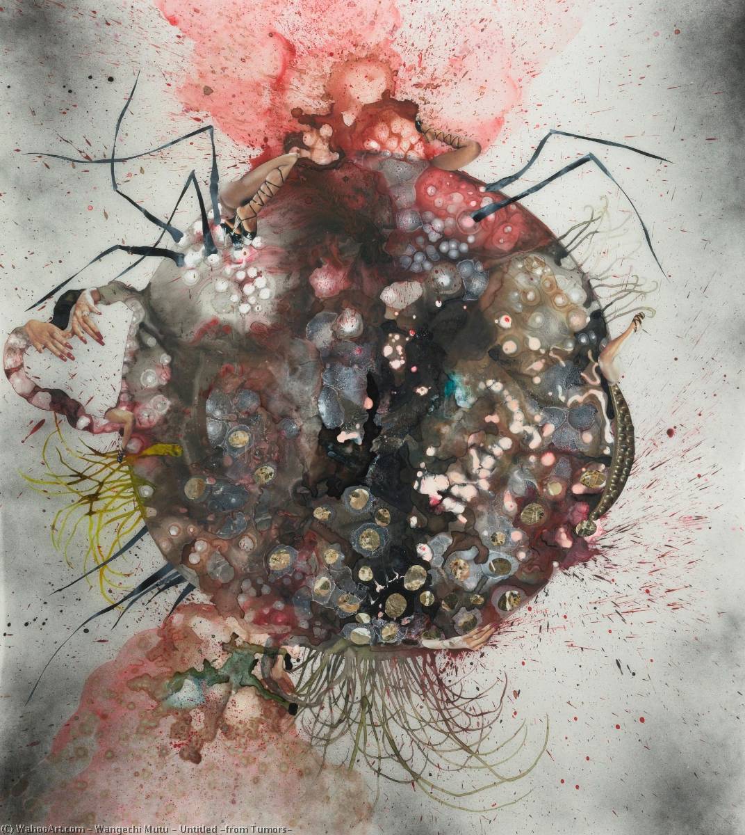 WikiOO.org - Енциклопедия за изящни изкуства - Живопис, Произведения на изкуството Wangechi Mutu - Untitled (from Tumors)