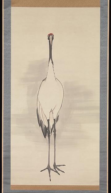 WikiOO.org - Encyclopedia of Fine Arts - Lukisan, Artwork Nagasawa Rosetsu - 鶴図 Cranes