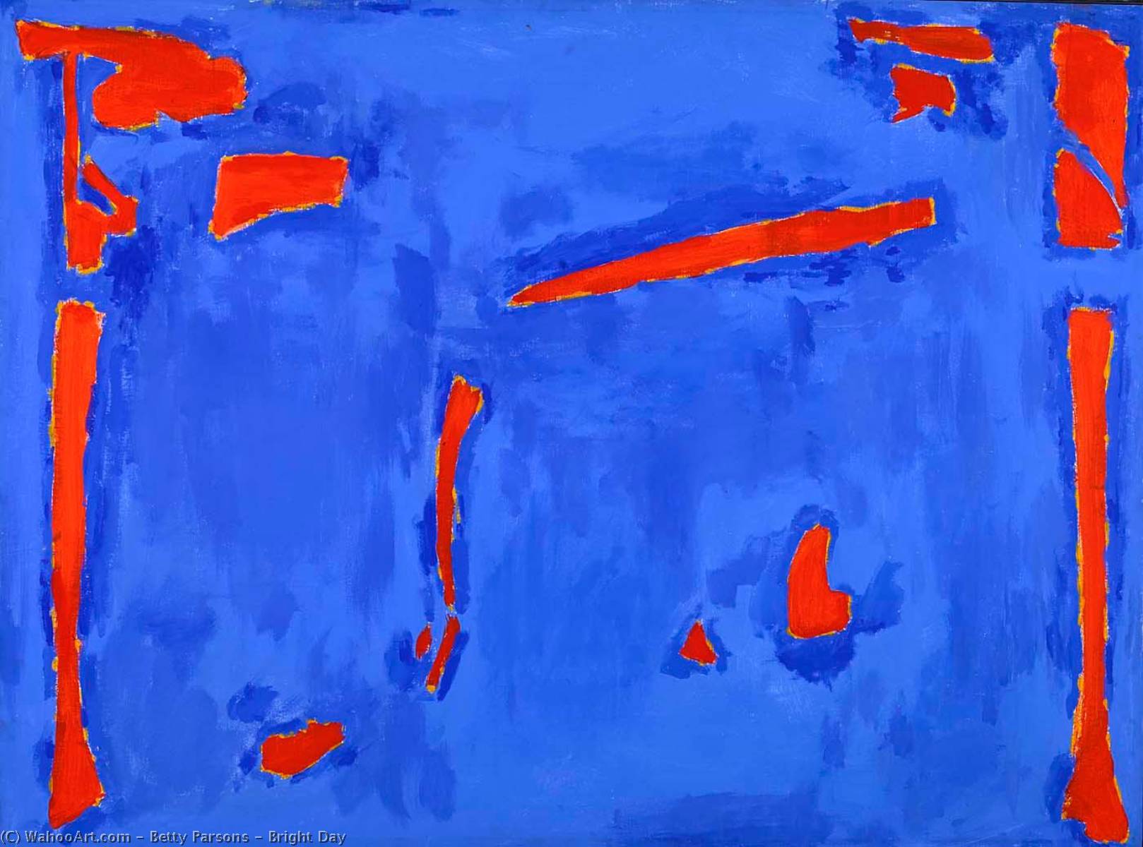 WikiOO.org - Encyclopedia of Fine Arts - Maalaus, taideteos Betty Parsons - Bright Day