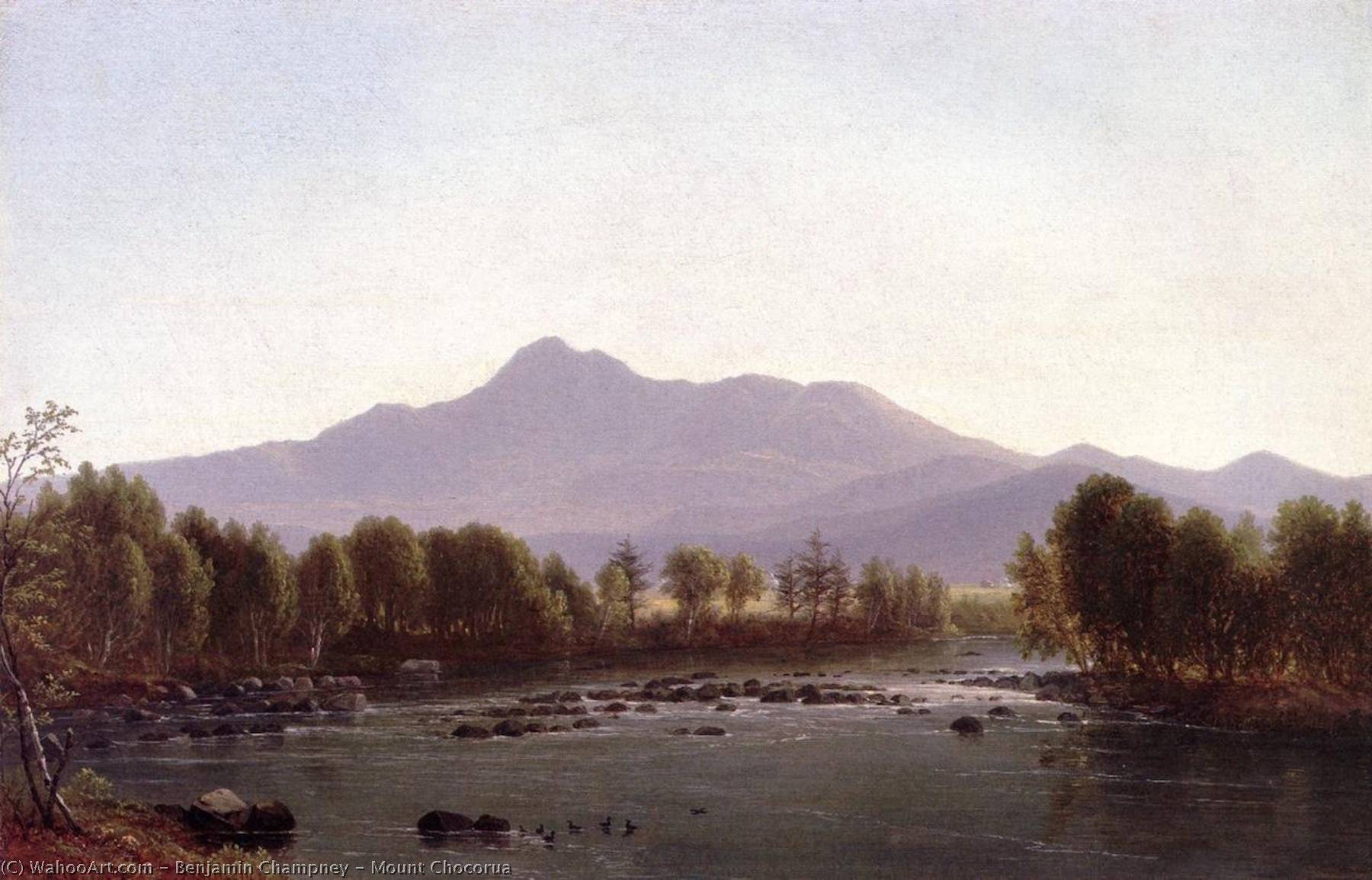 Wikioo.org - The Encyclopedia of Fine Arts - Painting, Artwork by Benjamin Champney - Mount Chocorua