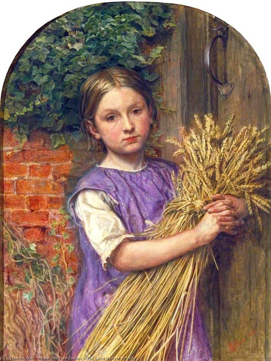Wikioo.org - The Encyclopedia of Fine Arts - Painting, Artwork by Charles Collins - The Good Harvest of 1854
