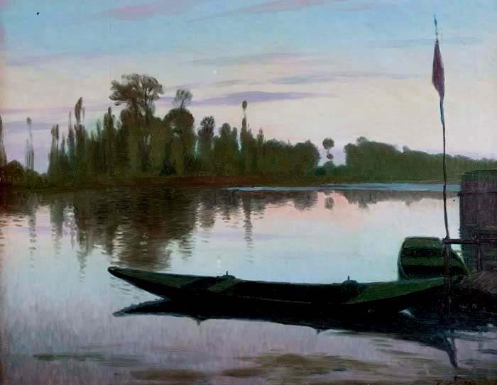 Wikioo.org - The Encyclopedia of Fine Arts - Painting, Artwork by Charles Guilloux - Loire Valley Boat