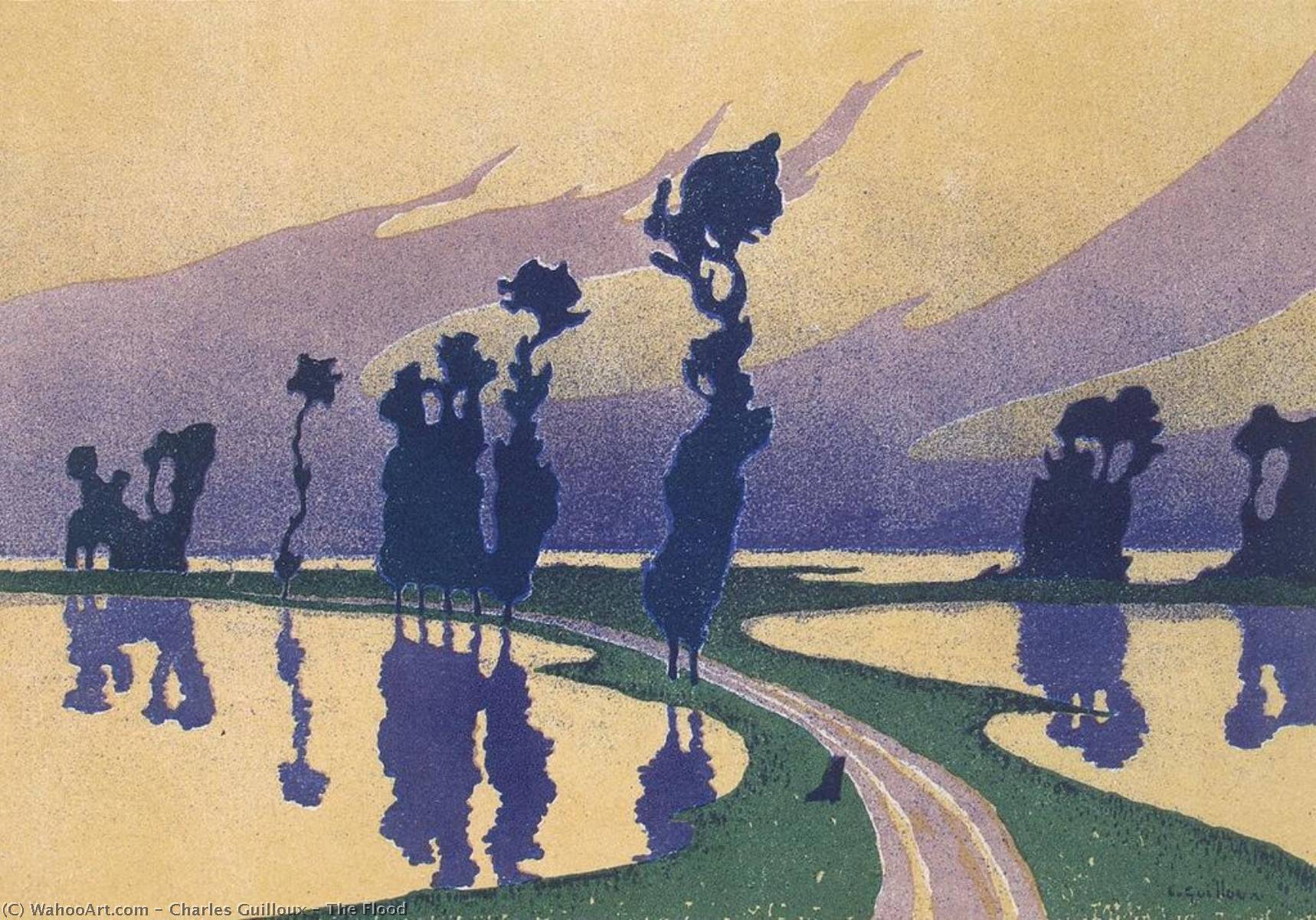 Wikioo.org – L'Enciclopedia delle Belle Arti - Pittura, Opere di Charles Guilloux - il inondazione
