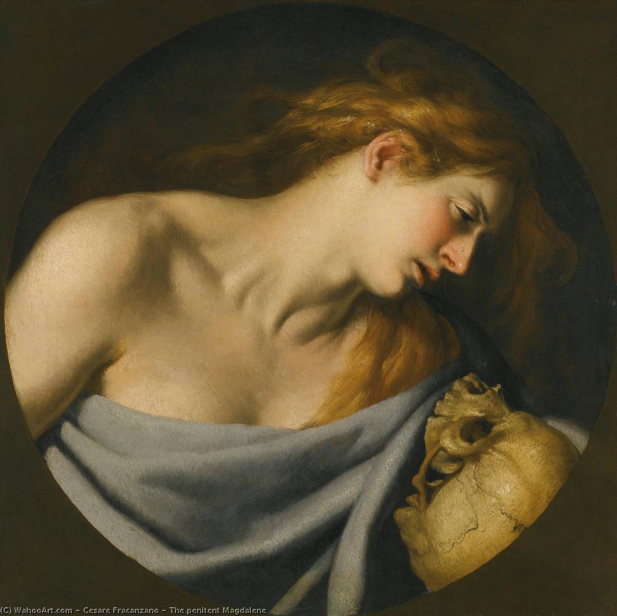 Wikioo.org - The Encyclopedia of Fine Arts - Painting, Artwork by Cesare Fracanzano - The penitent Magdalene