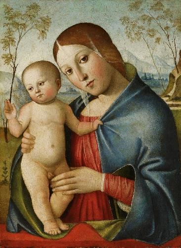 Wikioo.org - The Encyclopedia of Fine Arts - Painting, Artwork by Giacomo Francia - Madonna with Child