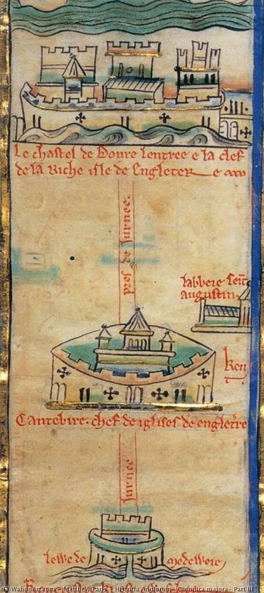 WikiOO.org - Enciklopedija dailės - Tapyba, meno kuriniai Matthew Paris - Historia Anglorum, Chronica majora, Part III