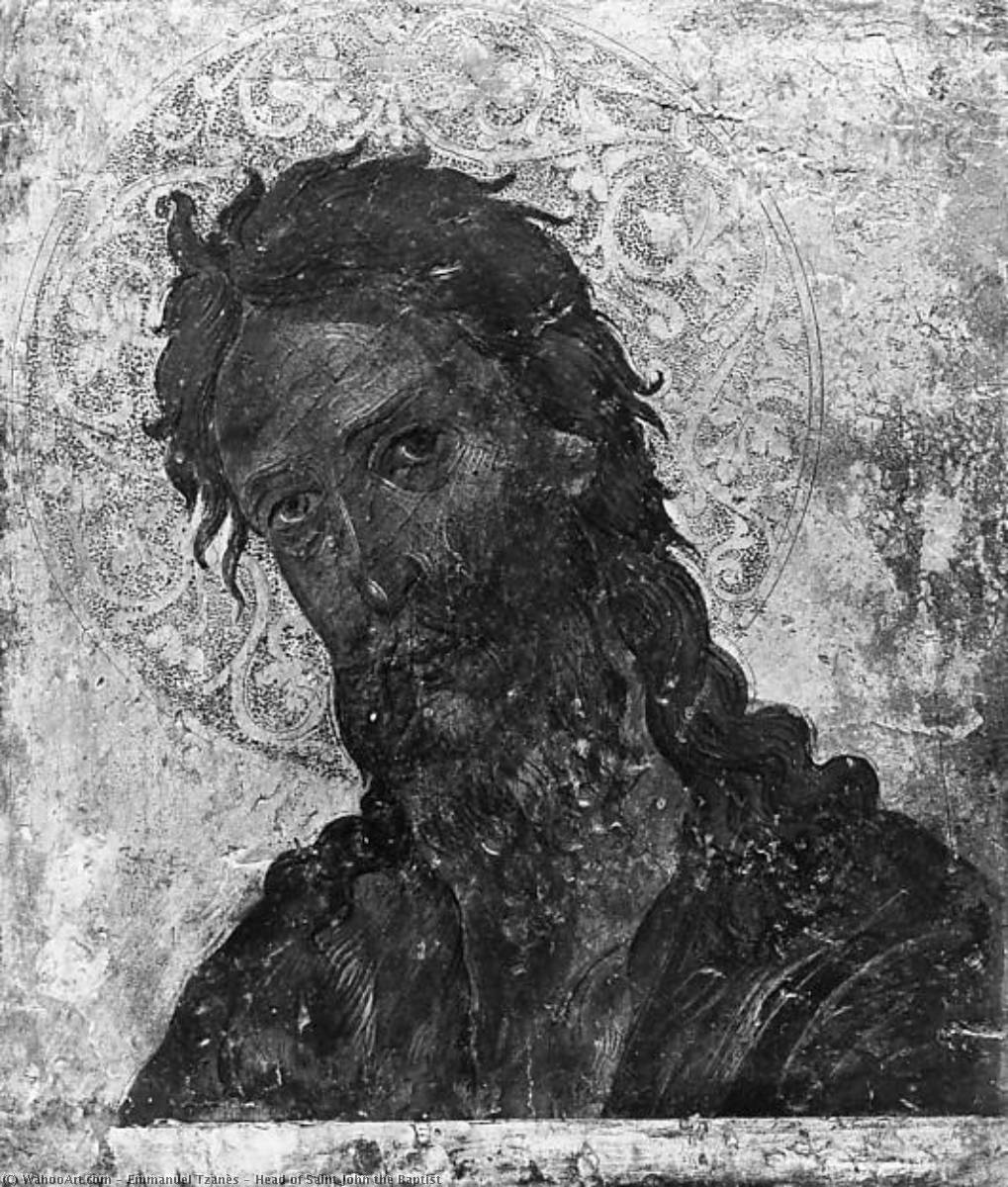 WikiOO.org - Encyclopedia of Fine Arts - Lukisan, Artwork Emmanuel Tzanès - Head of Saint John the Baptist
