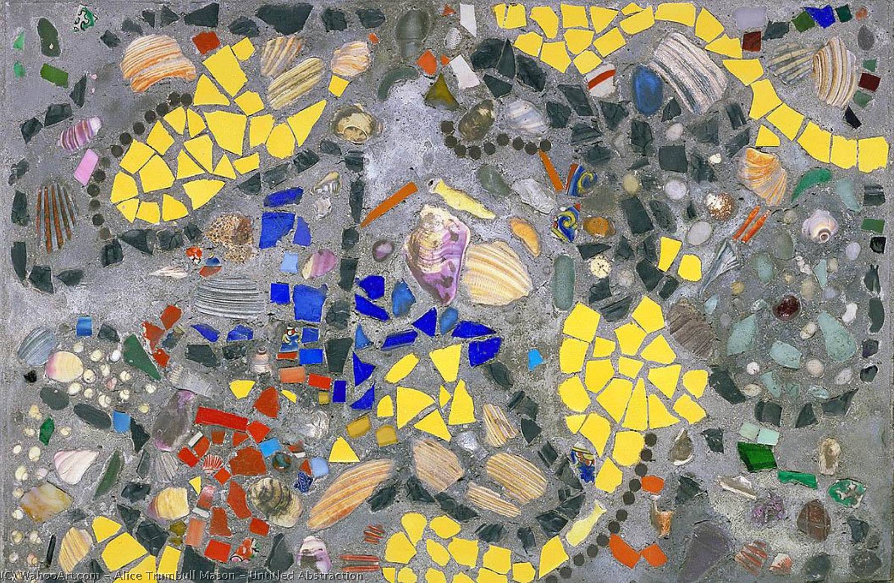WikiOO.org - دایره المعارف هنرهای زیبا - نقاشی، آثار هنری Alice Trumbull Mason - Untitled Abstraction