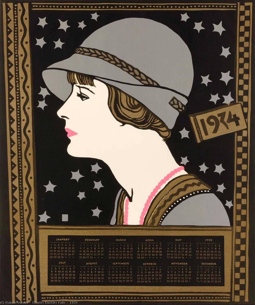 WikiOO.org - Encyclopedia of Fine Arts - Lukisan, Artwork Charles Buckles Falls - 1934
