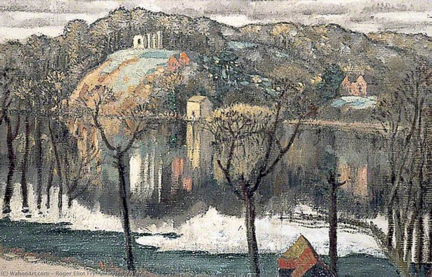 Wikioo.org – La Enciclopedia de las Bellas Artes - Pintura, Obras de arte de Roger Eliot Fry - Inundado valle