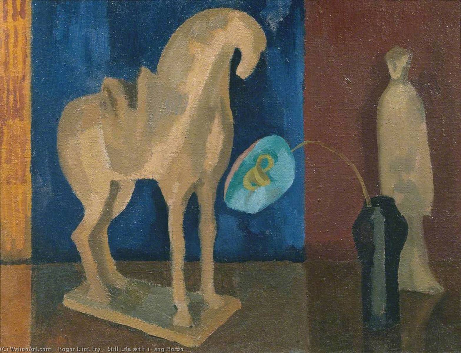 WikiOO.org - Encyclopedia of Fine Arts - Lukisan, Artwork Roger Eliot Fry - Still Life with T'ang Horse