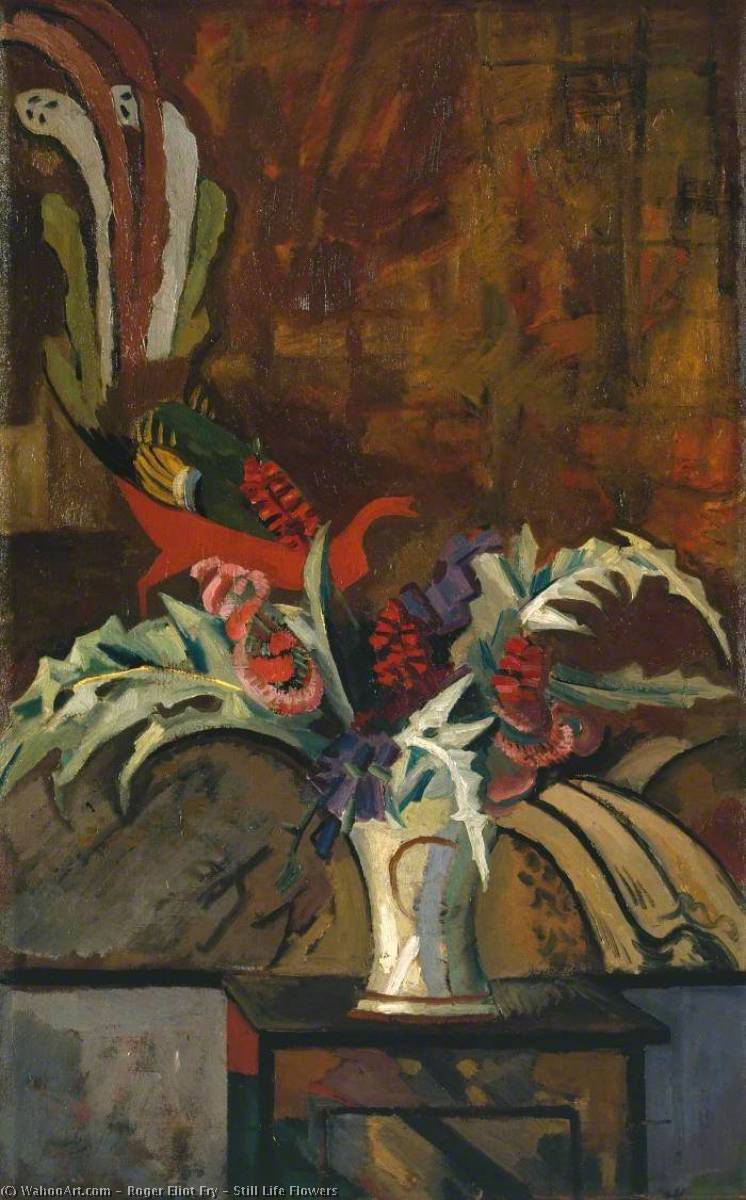 Wikioo.org - The Encyclopedia of Fine Arts - Painting, Artwork by Roger Eliot Fry - Still Life Flowers