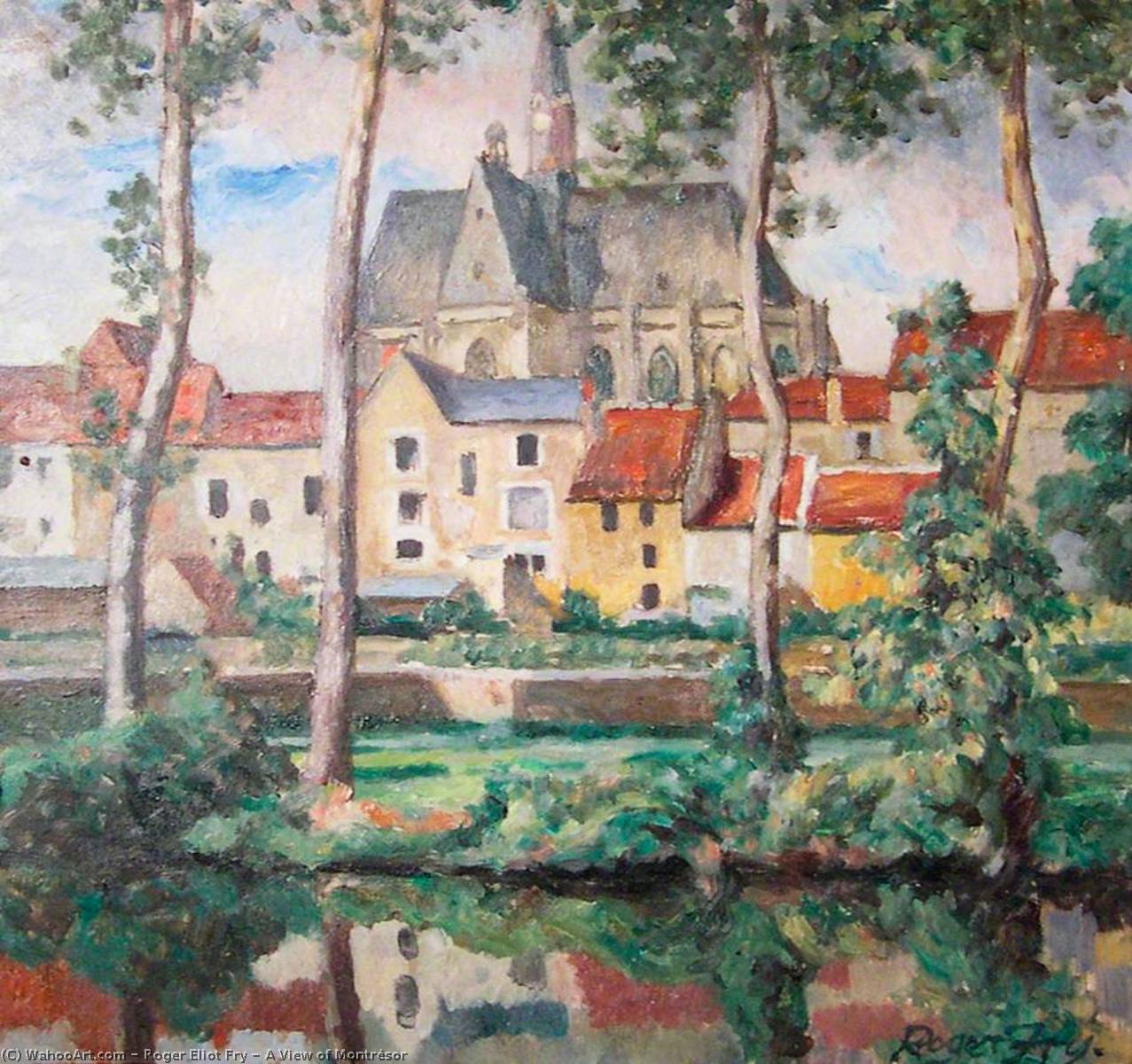 Wikioo.org - The Encyclopedia of Fine Arts - Painting, Artwork by Roger Eliot Fry - A View of Montrésor