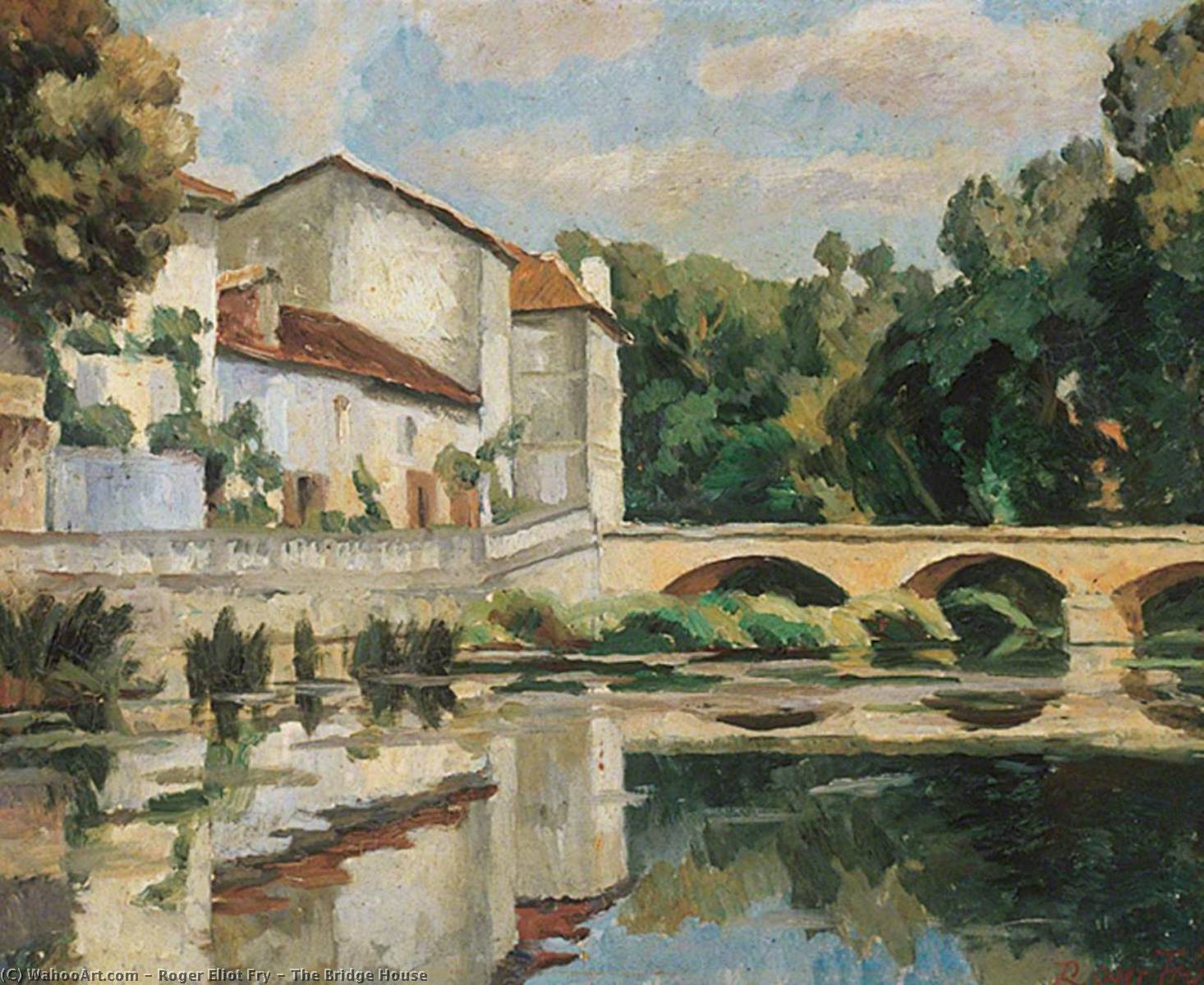 Wikioo.org - The Encyclopedia of Fine Arts - Painting, Artwork by Roger Eliot Fry - The Bridge House