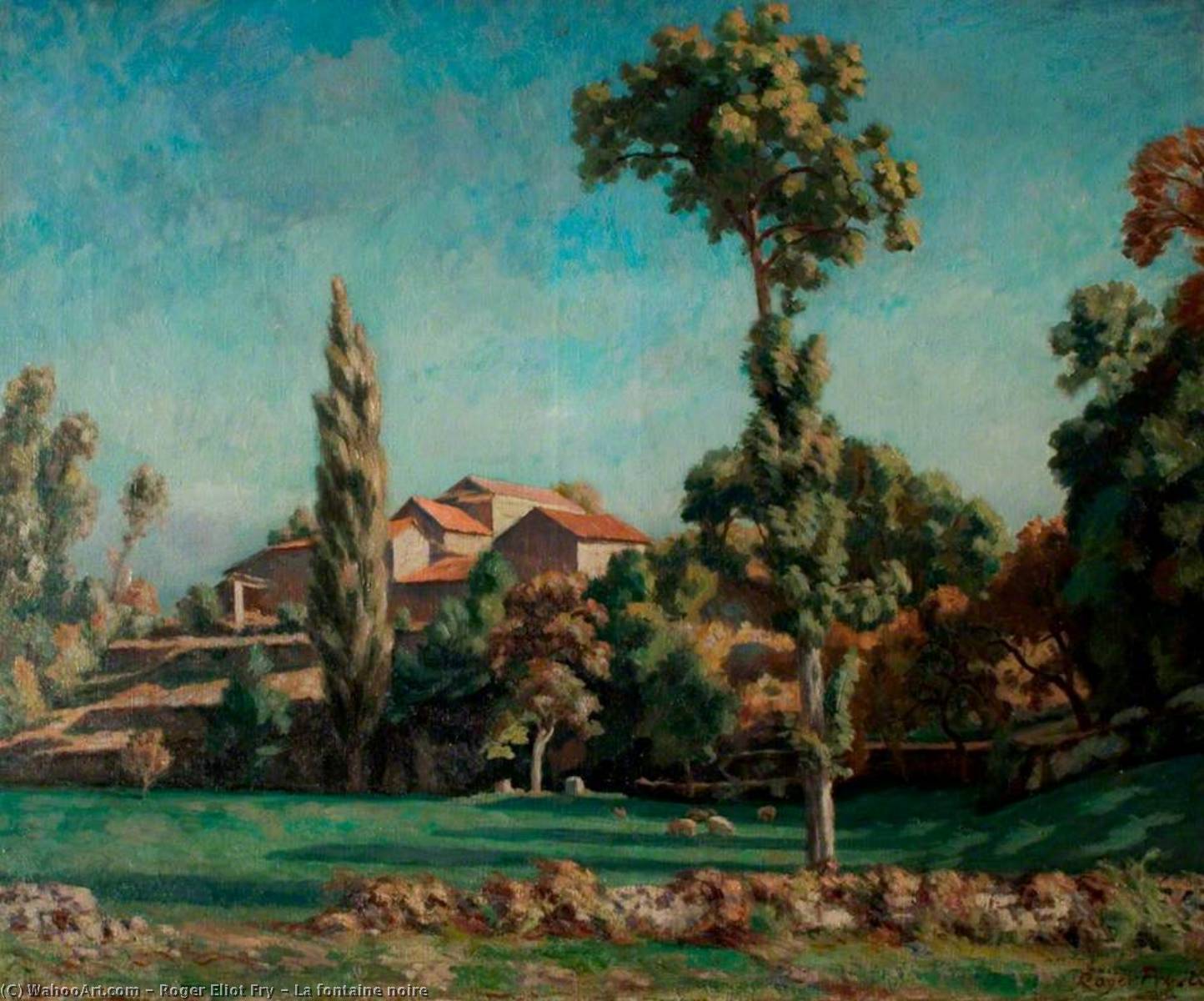 Wikioo.org - The Encyclopedia of Fine Arts - Painting, Artwork by Roger Eliot Fry - La fontaine noire