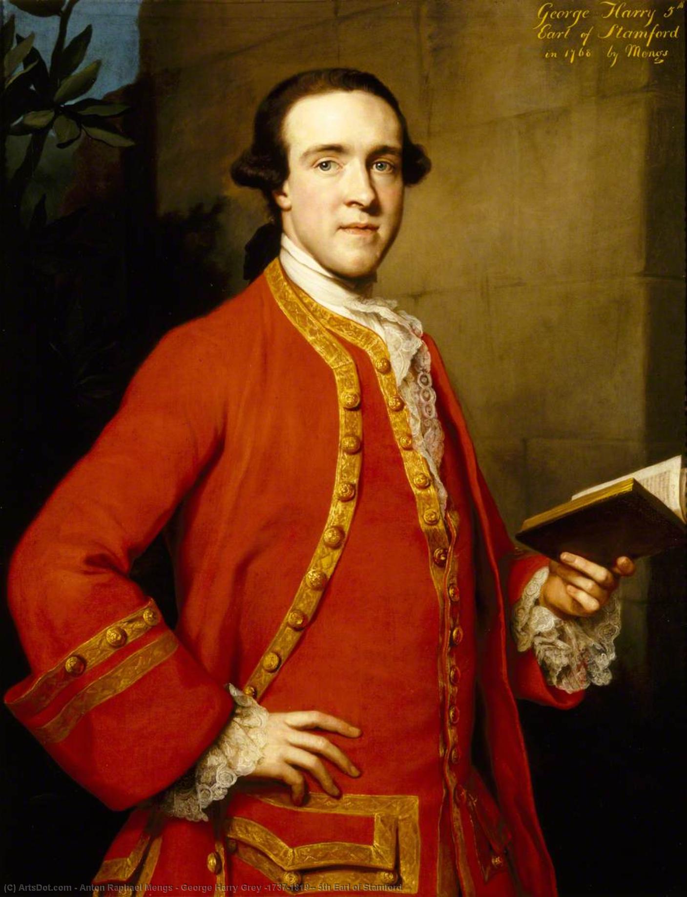 Wikioo.org - The Encyclopedia of Fine Arts - Painting, Artwork by Anton Raphael Mengs - George Harry Grey (1737–1819), 5th Earl of Stamford