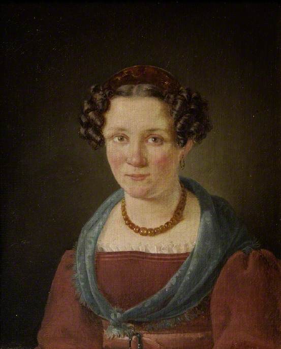 Wikioo.org - The Encyclopedia of Fine Arts - Painting, Artwork by Wilhelm Ferdinand Bendz - Portrait of a Woman