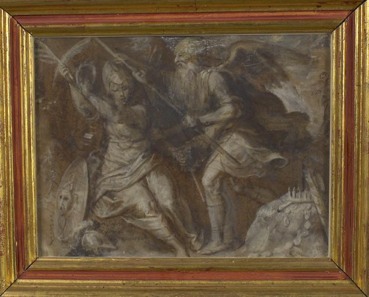 Wikioo.org – L'Enciclopedia delle Belle Arti - Pittura, Opere di Otto Van Veen - Controversia d'Athéna eccetera de poséïdon