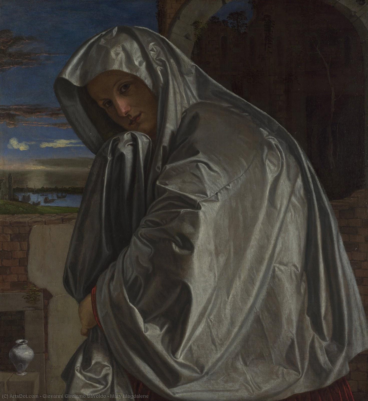 WikiOO.org - Güzel Sanatlar Ansiklopedisi - Resim, Resimler Giovanni Girolamo Savoldo - Mary Magdalene