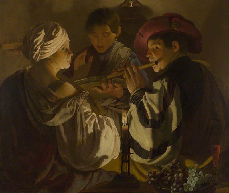 Wikioo.org - The Encyclopedia of Fine Arts - Painting, Artwork by Hendrick Terbrugghen - The Concert