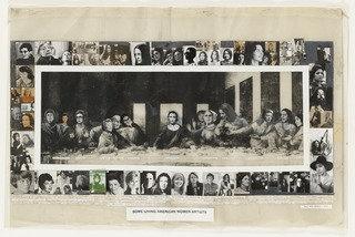 WikiOO.org - Енциклопедия за изящни изкуства - Живопис, Произведения на изкуството Mary Beth Edelson - Some Living American Women Artists