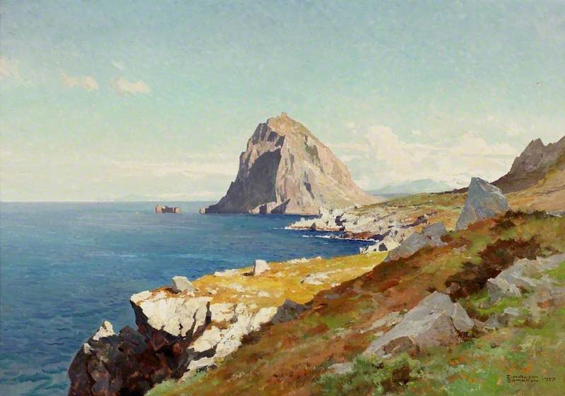 Wikioo.org - The Encyclopedia of Fine Arts - Painting, Artwork by Edward Harrison Compton - Cape Zafferano, Sicily