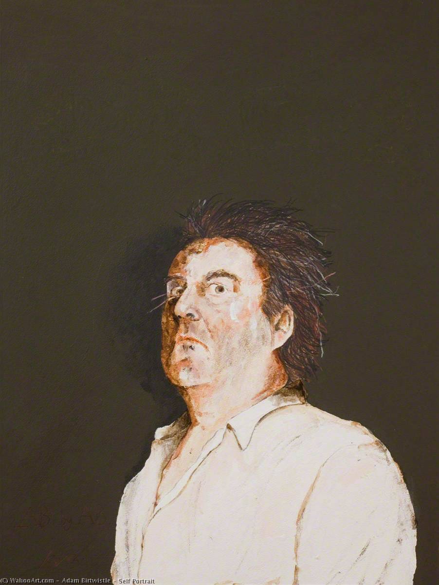 Wikioo.org - The Encyclopedia of Fine Arts - Painting, Artwork by Adam Birtwistle - Self Portrait