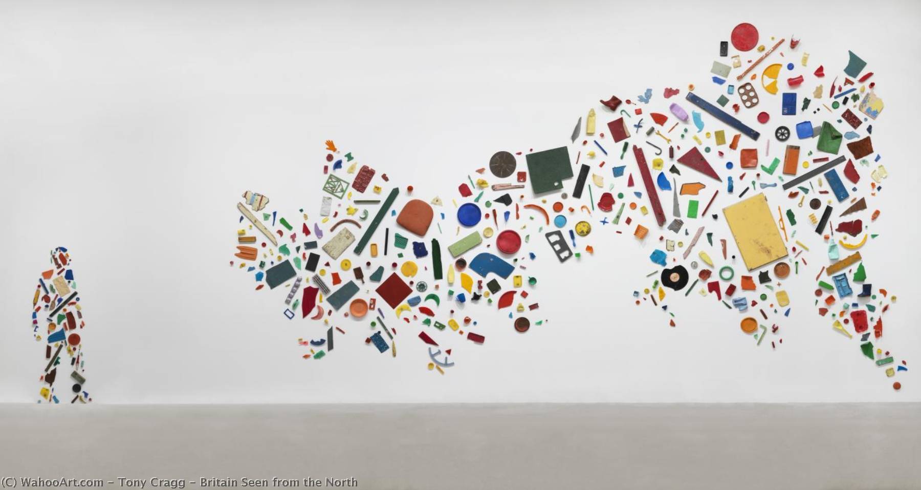 Wikioo.org – L'Enciclopedia delle Belle Arti - Pittura, Opere di Tony Cragg - Gran Bretagna visto  da  Antartico  America del Nord