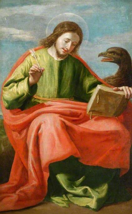 Wikioo.org - The Encyclopedia of Fine Arts - Painting, Artwork by Jusepe Leonardo - St John the Evangelist